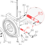 소형 기어 샤프트, SIEG SX3-085 및 제트 JMD-3 및 BusyBee CX611 및 Grizzly G0619 드릴링 밀링 머신 예비 부품 : 도루비직구