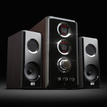 보노보스 2.1채널 우퍼 컴퓨터 PC용 게이밍 멀티미디어 LED 앰프 스피커 BOS-5000 TITANⅡ : 캔스톤