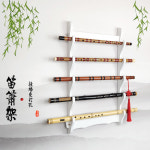 검거치대 사극 검도받침대 검좌대 수납 훈련 원목 진열대 흰색 벽걸이 펀칭 없이 1층 : 리얼샵인