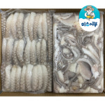 손질된 건민 냉동 절단낙지 550g 1팩 6팩 업소용 손질낙지 : 미소어부