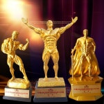 보디빌딩 트로피 헬스 피트니스 체육관 기념품 우승 장식품 기념패 상패 트렁크 헤라클레스 금 : 감추어진 보화