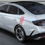 쏘나타 디 엣지 주유구 도어 PPF 보호필름 : 스코코