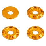 더트프레이크 F7841 알루미늄 스페이서 타입 01 M6 / 외경 0.7 인치 (18 mm) 4피스 골드 더트 프릭 blue : 상인상회무역