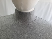 겨울면티셔츠 반폴라 라운드 똑딱이 회색티 스님 절 : 우미사 승복점