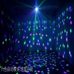 LED미러볼 노래방 무대조명 싸이키 분위기 매직볼 파티   A. 6색 기본(리모컨) : 하찌스토어