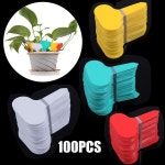 라벨기 200-500pcs T 형 보육 정원 식물 태그 꽃 레이블 대 한 씨앗 냄비 마커 DIY 도구 : 플러스총판