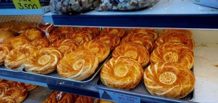 탄드르 유기농 신선한 우즈베키스탄 전통빵 300g-320g TANDYRA UZBEK FLAT (BREAD) 300g-320g : 멜니짜