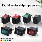 실제로 10/20Pcs  전원 공급 장치 KCD11 미니 로커 스위치 10mm x SPST 2Pin 3A 250V 스냅인 On/Off 빨간색 검정색 : 한라산인터네셔널10