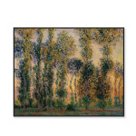 모네 - 해뜰무렵 지베르니의 포플러 Poplars at Giverny 356x279mm, 모던프레임 캔버스액자 : 더벨라-홈갤러리