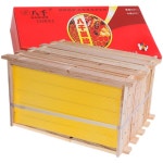 꿀벌 토종벌통 벌통 소비장 싱글커버 용품 밀랍틀 시트 개량 양봉 사육 벌집통 5단 통꿀벌 : 믿음이상점