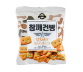 아미푸드 군대건빵4총사 참깨건빵, 65g, 20개 : 파파스낵