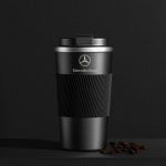 메르세데스 벤츠 호환 차량용 커피 컵 S320 W164 W203 C180 A200 CLA CLK CLS ML 스테인레스 스틸 진공 플라스크 머그잔 510ml... 