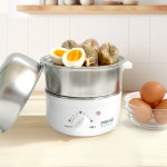 키친아트 계란찜기 2단 올스텐 계란삶는기계 에그쿠커 : 미스터블루엣