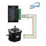 Nema 34 오픈 루프 스테퍼 모터 2상 86HS82 4.5N.m 4.5A 643ozin CNC 라우터 고토크용 14mm 샤프트가 있는 4리드 DC 엔진 : 사오종합