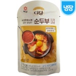 CJ 다담 순두부 찌개 양념 140g 외 5종 / 바지락육수 / 냉장 소스 / 3-4인용 : 더케이푸드