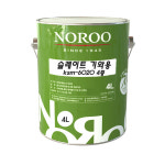 노루페인트 KSM6020 4종 아크릴 세라민 기와슬레이트용 유성페인트 4L 유광 흑색 : 페인트 마스터