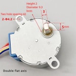 에어컨 선풍기 좌우 스윙 헤드 모터, 35BYJ4 6 스텝퍼 모터, DC 12 볼트 4 상 5 선, : 사오종합상사