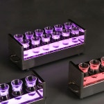 샷잔 홀더 클럽 바 조명 잔 칵테일 홈파티 위스키 LED : 초로키