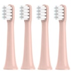 샤오미 미지아 T100 용 교체 브러시 헤드 전동 칫솔 부드러운 듀폰 강모 노즐 진공 포장용 팩당 4 개 : 엘지엘컴퍼니