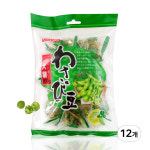 스낵하우스 그린피스 와사비 스낵 100g, 12개 : 르느쿠루