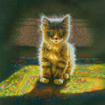 [수입 십자수패키지] WARM AND FUZZY KITTEN-70-35286 (Dimensions) 40x40cm : 더십자수
