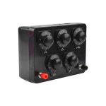 가변저항기 스위치 컨트롤 물리 전기물리 5. 흑색 1. 저항박스 용품 실험 교육 교육용 블랙 저항 상자 : 엑티브이