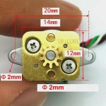 금속 기어박스 감속기 정밀 DC 5V-12V 2 상 4 선 마이크로 미니 15 스텝퍼 모터 1:100 소형 6V 7.2V : 한라산인터네셔널13