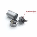 저속 및 CE/CCW 탄소 브러시 모터 DIY 모델 자동차 25GA370 DC 기어 6V : 한라산인터네셔널13