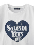 [살롱드욘] 살롱드욘 하트 크롭티_ 화이트 [Salon De Yohn Heart Crop T_ White] : 살롱드욘