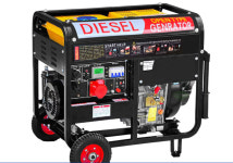 디젤 발전기 세트, 소형 가정용 무소음, 단상 220V, 3 상 380 이중 전압, 8 kW, 6 kW, 10/12 kW : 코너종합몰