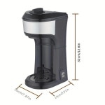 미국 플러그 2 인 1 420ML 온스 커피 캡슐 및 머신 싱글 K 컵 편리한 회전 필터 : 하루코퍼레이션7