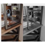 컴퓨터 케이스 책상 PC방 테이블 쇼케이스 다크 블랙 80x60x170 블랙 80x60 cm (16mm) : 장군이와돌쇠