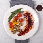 함께하닭 헬스 스팀 훈제 소스 닭가슴살 불닭양념맛 130g : 함께하닭STORE