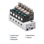 방향 공기 고주파 제어 소형 스테이션 30HZ 10MM 밸브 솔레노이드 위치 유량 L1 Station 4mm DC24V : ChillBuy2