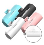 프리미엄 미니 보조배터리 C타입 일체형 도킹형 5000mAh 1+1 : 더스마티