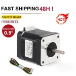 Nema17 스텝퍼 모터 CNC  3D 라이트 스테이지 42 상 리드 48mm 78Oz-in 1.8A 52N.CM 17HS8401S-0.9 : 한라산인터네셔널13