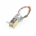 웜기어 브러시리스 스텝퍼 모터 2 상 4 와이어 올 메탈 방진 5V 마이크로 1218-15BY : 한라산인터네셔널13