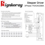 SignkoRay YAKO 스텝퍼 모터 드라이버 YKA3422MA-A7 CO2  절단 및 타각기 3 상 전압 110V-220VAC 4.2A : 한라산인터네셔널13