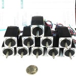 소형 스텝퍼 모터 JL28HS32-0674 2 상 4 와이어 28mm NEMA11 28BYG32 1.8 ° 0.67A 6Ncm : 한라산인터네셔널13