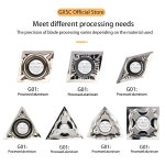 알루미늄 블레이드 CCGT06 DCGT11 TCGT09 TNMG16 WNMG08 AK HA SNMG12 고 CNC 선반 커터 초경 인서트 절삭 공구 부품 : 신우유통433