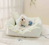 몽슈슈 레이스 강아지 방석 침대 쿠션 애견침대 : ALPS