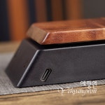 [다기] 예향원 고급 호두목 느티목 찻잎 계량용 충전식 LED 저울 다하 E-10372 : 예향원