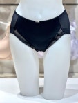 휠라언더웨어 여성 팬티 에센셜 베이직 풀커버리지 미디 드로즈 FI4DRH1645FBLK : NC수원터미널 휠라언더웨어
