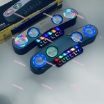 블루투스 스피커 야광 RGB 컴퓨터 노트북 멀티미디어 E 스포츠 게임 서브우퍼 NR-555 : 한라산인터네셔널11