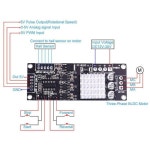 AT19-DC 12V-30V 200W 3상 BLDC 모터 컨트롤러 홀 센서 10Khz PWM 드라이버 정방향 : 한라산인터네셔널13