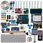 634A 세트 브레드 보드 UN R3 제어 LED 다이오드 저항, LCD1602 RFID 모듈 50 가지가 넘는 DIY 슈퍼 스타터 키트 : 난쟁이 24