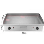 그리들 업소용 전기철판 A 단일 기계 구이 그릴팬 소형 부침 전기열 야끼바 220v 22 배수 가스 RS8A 철판 사이즈 30_ : 바로픽1