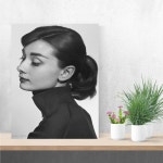 T9오드리 햅번-대표작12/ 캔버스천 가벼운 우드보드  노프레임액자/ 티파니에서 아침을포토 : 케이아트 그림액자