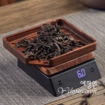[다기] 예향원 고급 호두목 느티목 찻잎 계량용 충전식 LED 저울 다하 E-10372 : 예향원