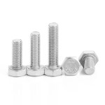 2PCS-20PCS DIN933 외부 육각 육각형 머리 나사 M1 6 M2 5 M3 6mm M4 20pcs : Stoneey